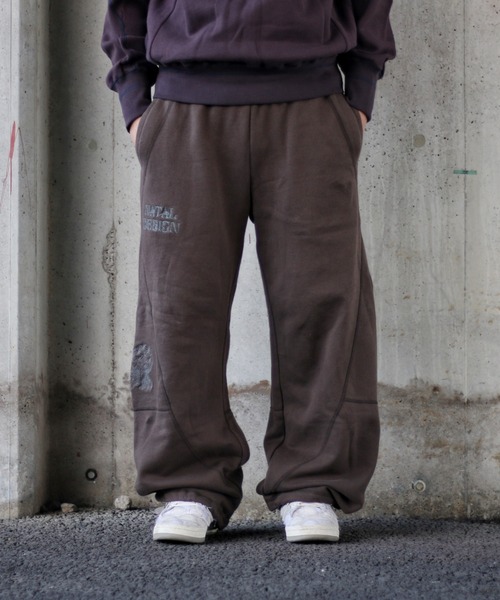 NATAL DESIGN(ネイタルデザイン)の「CURVY SWEATPANTS 3D(スウェットパンツ・メンズ・パープル/チョコ/オリーブ・MEDIUM/LARGE/X-LARGE)」の2枚目の写真