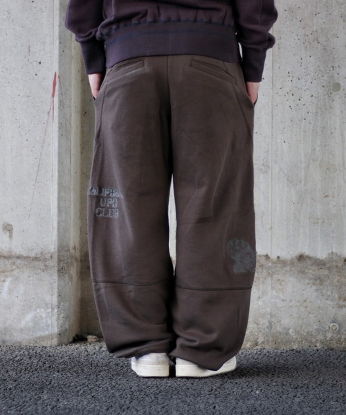 NATAL DESIGN(ネイタルデザイン)の「CURVY SWEATPANTS 3D(スウェットパンツ・メンズ・パープル/チョコ/オリーブ・MEDIUM/LARGE/X-LARGE)」の5枚目の写真