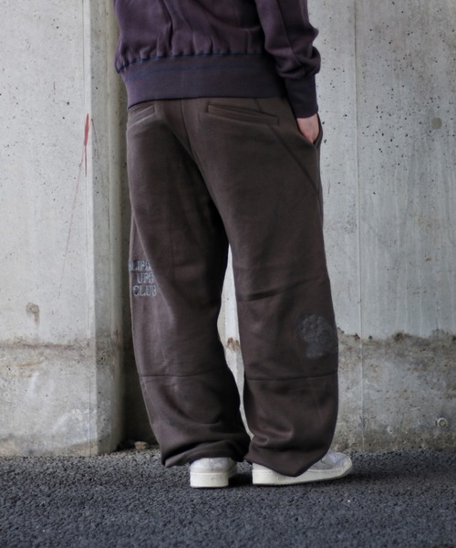 NATAL DESIGN(ネイタルデザイン)の「CURVY SWEATPANTS 3D(スウェットパンツ・メンズ・パープル/チョコ/オリーブ・MEDIUM/LARGE/X-LARGE)」の6枚目の写真