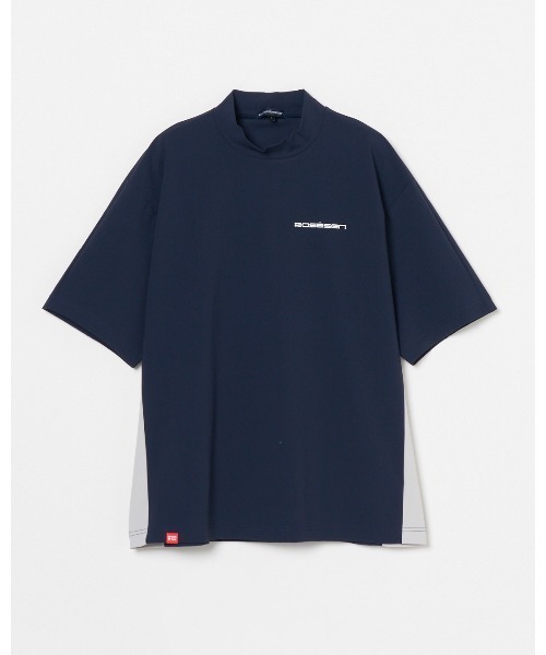 ROSASEN(ロサーセン)の「【Rosasen/GOLF】 超撥水加工 バックロゴ 半袖モックネック(ポロシャツ・メンズ・ネイビー/グレー・48/50/52)」の13枚目の写真