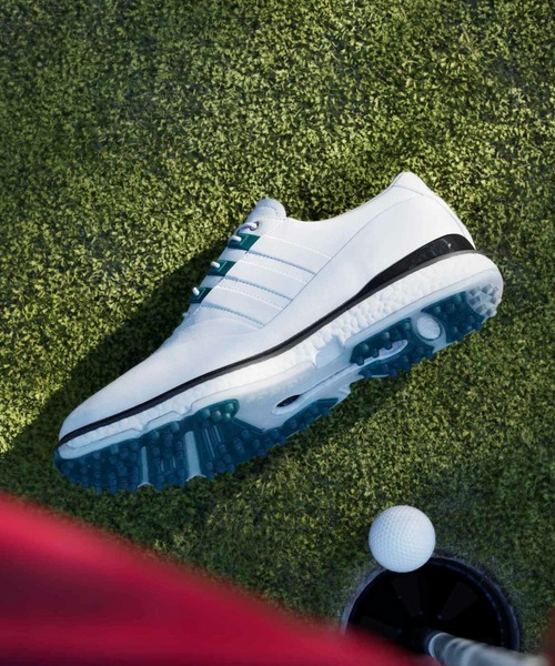 adidas(アディダス)の「EQT 93 スパイクレス ゴルフシューズ / Equipment 93 Spikeless Golf Shoes【adidas Golf/アディダスゴルフ】(スニーカー・メンズ・ホワイト×グリーン・25.5cm/25.0cm/28.0cm/27.5cm/27.0cm/26.5cm/26.0cm)」の12枚目の写真
