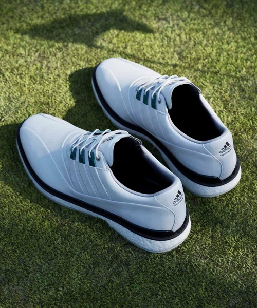 L*t様 アディダス スパイクレス ゴルフシューズ【ライトグレー/26