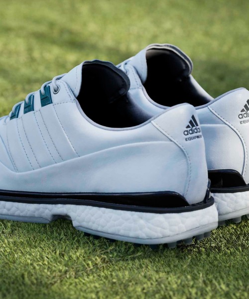 adidas(アディダス)の「EQT 93 スパイクレス ゴルフシューズ / Equipment 93 Spikeless Golf Shoes【adidas Golf/アディダスゴルフ】(スニーカー・メンズ・ホワイト×グリーン・25.5cm/25.0cm/28.0cm/27.5cm/27.0cm/26.5cm/26.0cm)」の15枚目の写真