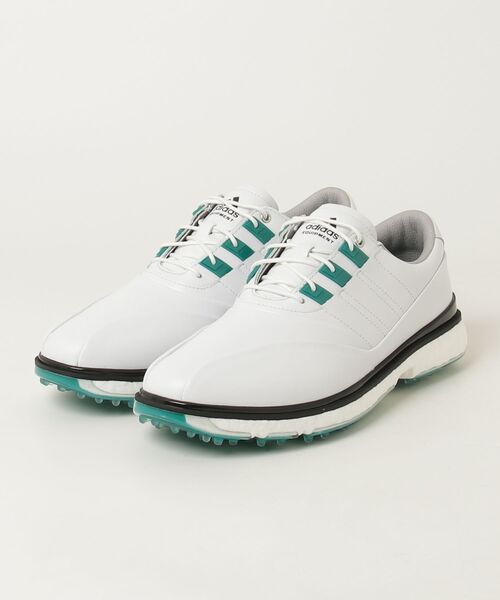 adidas(アディダス)の「EQT 93 スパイクレス ゴルフシューズ / Equipment 93 Spikeless Golf Shoes【adidas Golf/アディダスゴルフ】(スニーカー・メンズ・ホワイト×グリーン・25.5cm/25.0cm/28.0cm/27.5cm/27.0cm/26.5cm/26.0cm)」の19枚目の写真