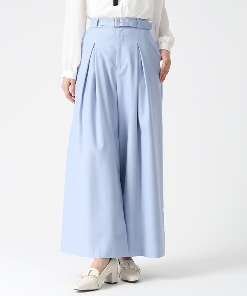 2026春夏新作 ベルト付きタックワイドパンツ（その他パンツ）｜MISCH