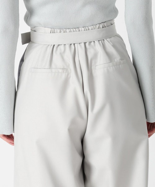 2026春夏新作 ベルト付きタックワイドパンツ（その他パンツ）｜MISCH