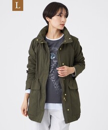 【L】【花粉対策・はっ水・ウォッシャブル】ポランタフタミドルコート