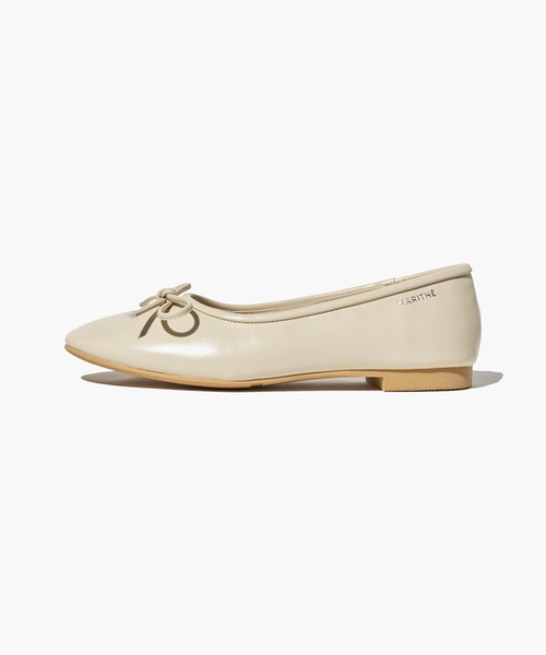 MARITHE + FRANCOIS GIRBAUD(マリテフランソワジルボー)の「W RIBBON FLAT SHOES(バレエシューズ・レディース・ブラック・25cm/24cm/23cm)」の12枚目の写真