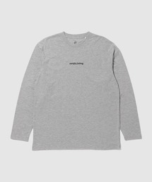 【T-GRAPHICS/ティーグラフィックス】チームロゴ ワンポイント刺繍 クルーネック長袖Tシャツ