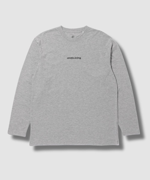 Mac-House(マックハウス)の「【T-GRAPHICS】チームロゴ ワンポイント刺繍 クルーネック長袖Tシャツ(Tシャツ/カットソー・メンズ・チャコールグレー/ブルーグレー/ブラック/ホワイト/杢グレー・S/XL/L/M)」の5枚目の写真