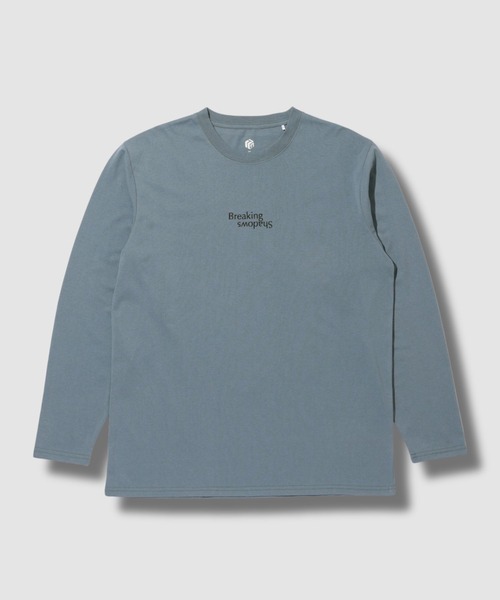 Mac-House(マックハウス)の「【T-GRAPHICS】チームロゴ ワンポイント刺繍 クルーネック長袖Tシャツ(Tシャツ/カットソー・メンズ・チャコールグレー/ブルーグレー/ブラック/ホワイト/杢グレー・S/XL/L/M)」の4枚目の写真