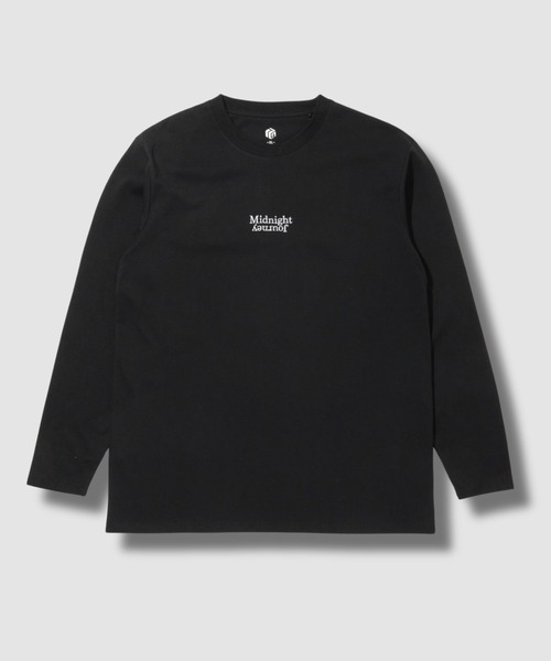 Mac-House(マックハウス)の「【T-GRAPHICS】チームロゴ ワンポイント刺繍 クルーネック長袖Tシャツ(Tシャツ/カットソー・メンズ・チャコールグレー/ブルーグレー/ブラック/ホワイト/杢グレー・S/XL/L/M)」の2枚目の写真