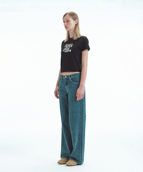 Rest&Recreation(レストアンドレクリエーション)の「BASIC LOGO T-SHIRT - BLACK(Tシャツ/カットソー・レディース・その他・ONE)」の4枚目の写真