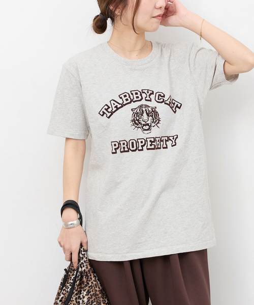 MIXTA（ミクスタ）の「別注【MIXTA/ミクスタ】Tシャツ（Tシャツ/カットソー・レディース・ライトグレー/ブラック/オレンジ・MEDIUM）」の19枚目の写真