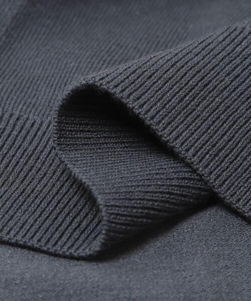 URBAN RESEARCH ROSSO MEN(アーバンリサーチロッソメン)の「『WEB限定』シルク混サマーニットポロシャツ(ポロシャツ・メンズ・グレー系その他/ブラウン/ブルー系その他・LARGE/MEDIUM)」の10枚目の写真
