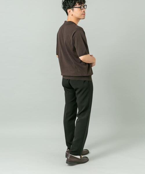URBAN RESEARCH ROSSO MEN(アーバンリサーチロッソメン)の「『WEB限定』シルク混サマーニットポロシャツ(ポロシャツ・メンズ・グレー系その他/ブラウン/ブルー系その他・LARGE/MEDIUM)」の12枚目の写真