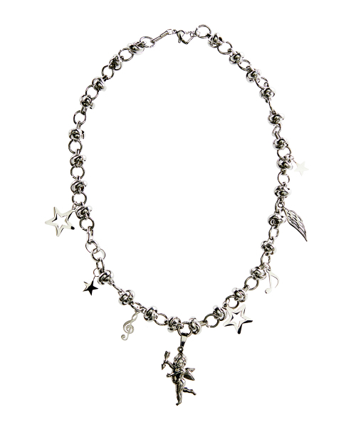 EL ANGEL CUPID NECKLACE(SILVER)（ネックレス）｜LUVISTRUE（ラヴイズ