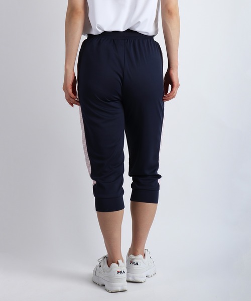 FILA（フィラ）の「FILA / フィラ 接触冷感 吸水速乾 UVカット トラックパンツ 七分丈 レディース（その他パンツ・レディース・ブラック/ネイビー・L/M）」の16枚目の写真