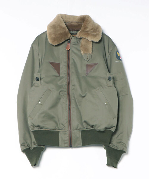 HOUSTON(ヒューストン)の「【HOUSTON】ヒューストン B-15D FLIGHT JACKET B15-A フライト ジャケット(MA-1・メンズ・セージグリーン・L/XXL/XL)」の12枚目の写真