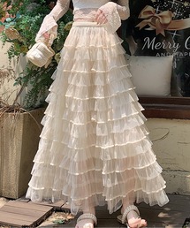 AMAJI | ティアードフリルシアースカート(スカート)