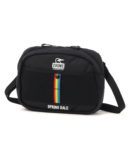 CHUMS（チャムス）の「【CHUMS/チャムス】 Spring Dale Shoulder Bag（ショルダーバッグ・レディース・ブラック系その他/ブラック×ホワイト・FREE）」の7枚目の写真
