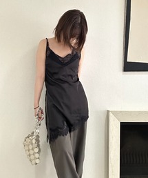 Henon.（ヘノン）の「レースサテンキャミソール（キャミソール）」