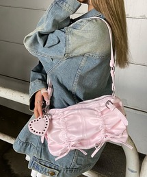 ドロストハートチャーム付バッグ