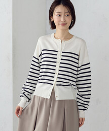COMME CA ISM | パネルボーダー ニットカーディガン(カーディガン/ボレロ)