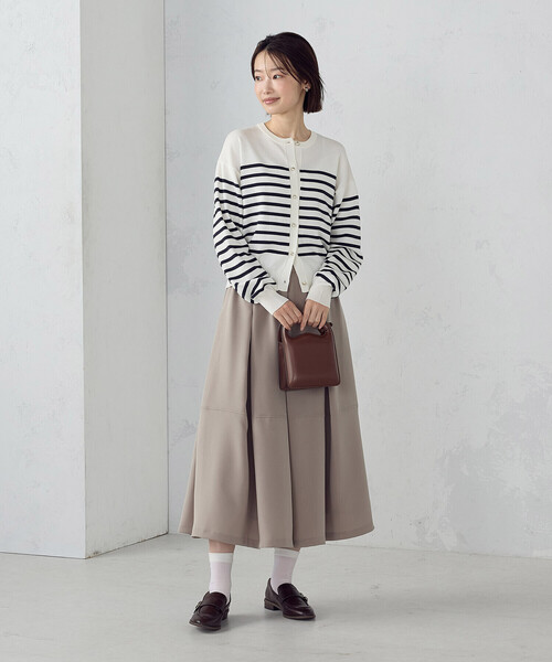 COMME CA ISM（コムサイズム）の「パネルボーダー ニットカーディガン（カーディガン/ボレロ・レディース・ブルー系その他/グレー系その他・FREE）」の10枚目の写真