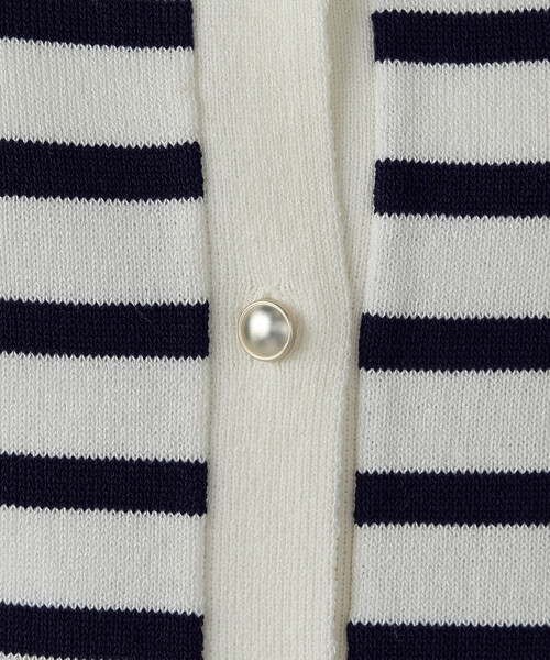 COMME CA ISM（コムサイズム）の「パネルボーダー ニットカーディガン（カーディガン/ボレロ・レディース・ブルー系その他/グレー系その他・FREE）」の22枚目の写真