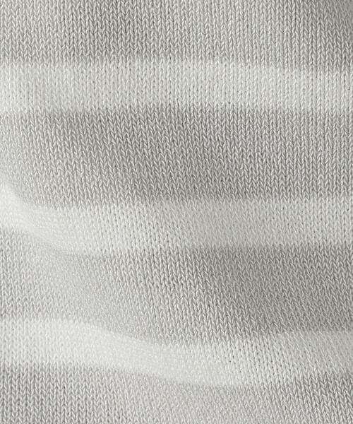 COMME CA ISM（コムサイズム）の「パネルボーダー ニットカーディガン（カーディガン/ボレロ・レディース・ブルー系その他/グレー系その他・FREE）」の3枚目の写真