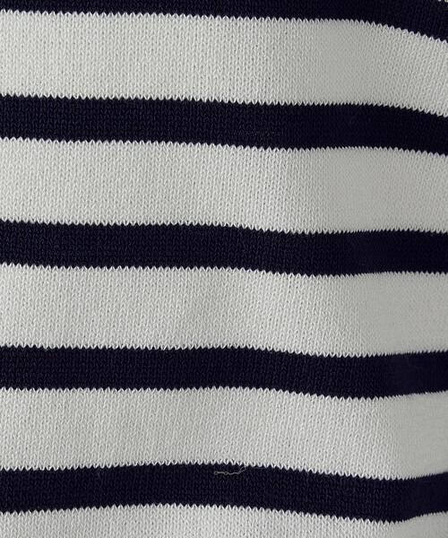 COMME CA ISM（コムサイズム）の「パネルボーダー ニットカーディガン（カーディガン/ボレロ・レディース・ブルー系その他/グレー系その他・FREE）」の4枚目の写真