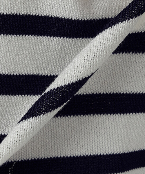 COMME CA ISM（コムサイズム）の「パネルボーダー ニットカーディガン（カーディガン/ボレロ・レディース・ブルー系その他/グレー系その他・FREE）」の5枚目の写真