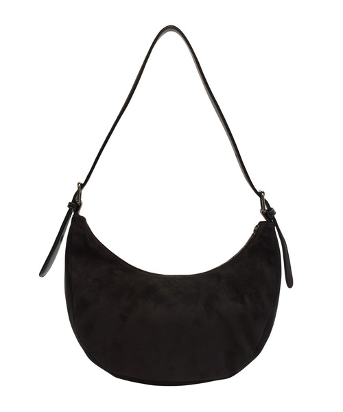 X-girl（エックスガール）の「FAUX SUEDE SHOULDER BAG（ショルダーバッグ・レディース・ブラック/ブラウン・ONE SIZE）」の4枚目の写真