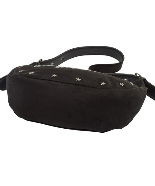 X-girl（エックスガール）の「FAUX SUEDE SHOULDER BAG（ショルダーバッグ・レディース・ブラック/ブラウン・ONE SIZE）」の5枚目の写真