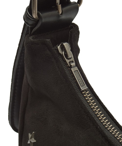 X-girl（エックスガール）の「FAUX SUEDE SHOULDER BAG（ショルダーバッグ・レディース・ブラック/ブラウン・ONE SIZE）」の6枚目の写真