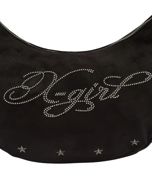 X-girl（エックスガール）の「FAUX SUEDE SHOULDER BAG（ショルダーバッグ・レディース・ブラック/ブラウン・ONE SIZE）」の7枚目の写真