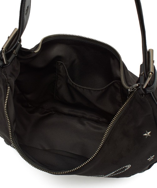 X-girl（エックスガール）の「FAUX SUEDE SHOULDER BAG（ショルダーバッグ・レディース・ブラック/ブラウン・ONE SIZE）」の10枚目の写真
