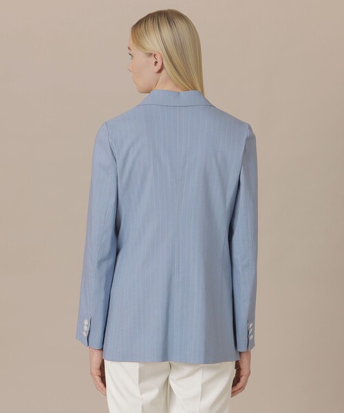 MACKINTOSH LONDON（マッキントッシュ ロンドン）の「【婦人画報4月号掲載】リネンレーヨンストレッチジャケット（テーラードジャケット・レディース・ブルー・38/40）」の6枚目の写真