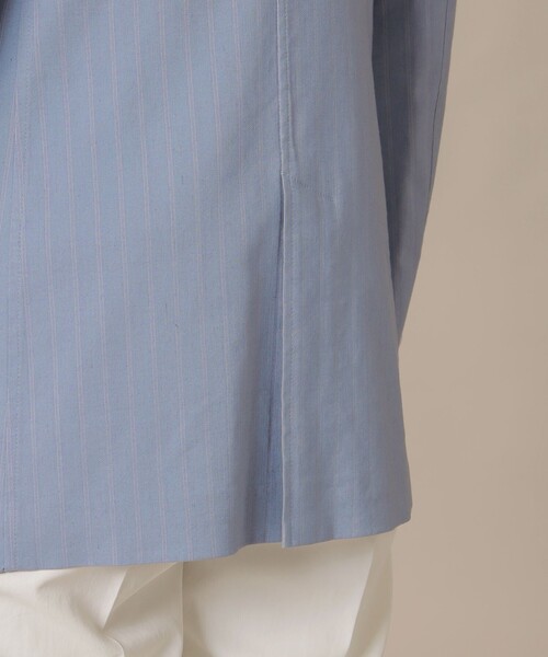 MACKINTOSH LONDON（マッキントッシュ ロンドン）の「【婦人画報4月号掲載】リネンレーヨンストレッチジャケット（テーラードジャケット・レディース・ブルー・38/40）」の8枚目の写真