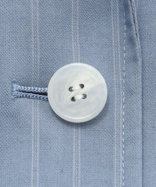 MACKINTOSH LONDON（マッキントッシュ ロンドン）の「【婦人画報4月号掲載】リネンレーヨンストレッチジャケット（テーラードジャケット・レディース・ブルー・38/40）」の9枚目の写真