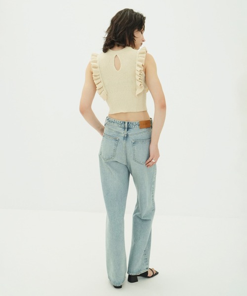 FRILL SLEEVE KNIT TOPS（ニット/セーター）｜CLANE（クラネ）の