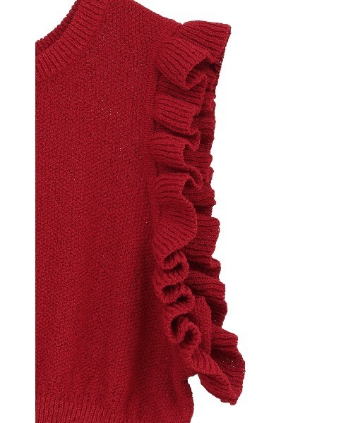 FRILL SLEEVE KNIT TOPS（ニット/セーター）｜CLANE（クラネ）の