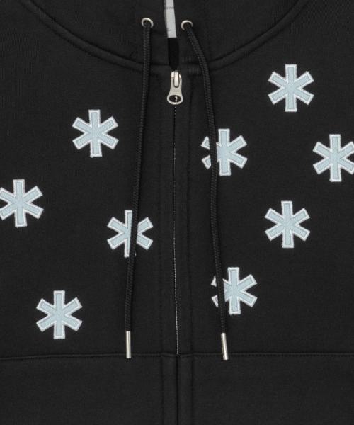 THECOLDESTMOMENT（ザコールデストモーメント）の「TCM flower hooded zip-up (black)（パーカー・レディース・その他・SMALL/MEDIUM/LARGE）」の4枚目の写真