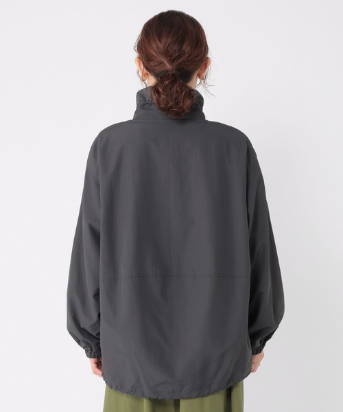 studio CLIP（スタディオクリップ）の「ダブルシャーリングZIPブルゾン（ブルゾン・レディース・ベージュ/チャコール・FREE）」の13枚目の写真