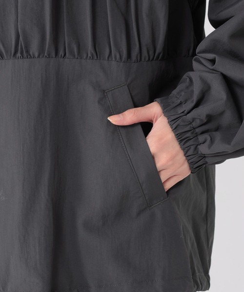 studio CLIP（スタディオクリップ）の「ダブルシャーリングZIPブルゾン（ブルゾン・レディース・ベージュ/チャコール・FREE）」の16枚目の写真