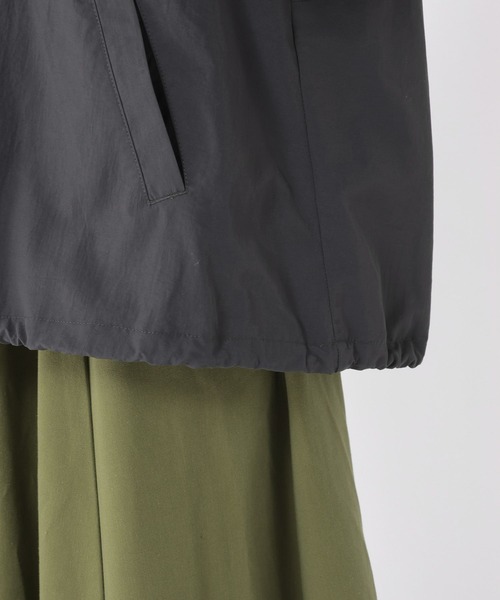 studio CLIP（スタディオクリップ）の「ダブルシャーリングZIPブルゾン（ブルゾン・レディース・ベージュ/チャコール・FREE）」の17枚目の写真