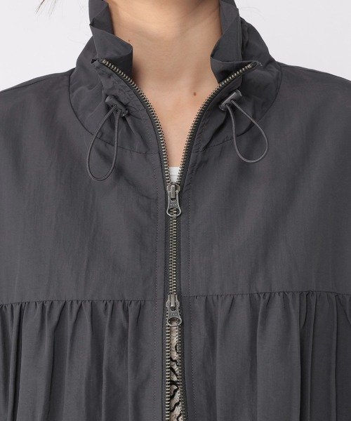 studio CLIP（スタディオクリップ）の「ダブルシャーリングZIPブルゾン（ブルゾン・レディース・ベージュ/チャコール・FREE）」の21枚目の写真