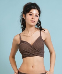 Beach Queen（ビーチクイーン）の「【ムラサキスポーツ限定】Beach Queen/ビーチクイーン 水着 単品 ビキニ トップス 楊柳リブクロスブラトップ 413850（水着）」
