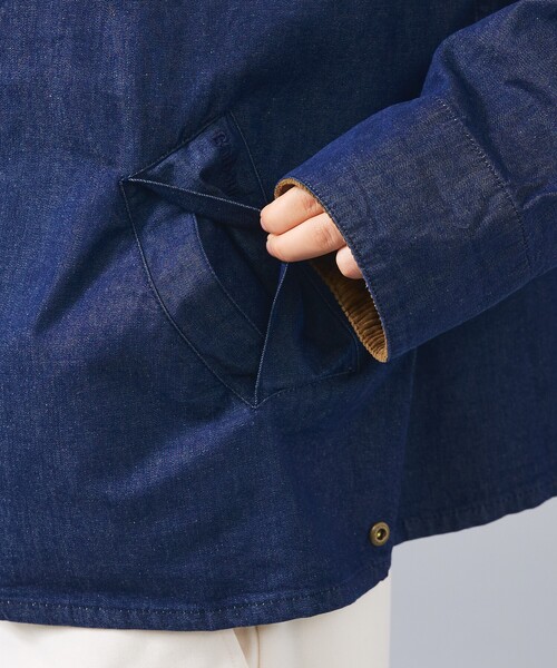 Barbour(バブアー)の「【BARBOUR / バブアー】TRANSPORT DENIM / トランスポート デニム カジュアルジャケット(ブルゾン・メンズ・インディゴブルー・38/40/42)」の12枚目の写真